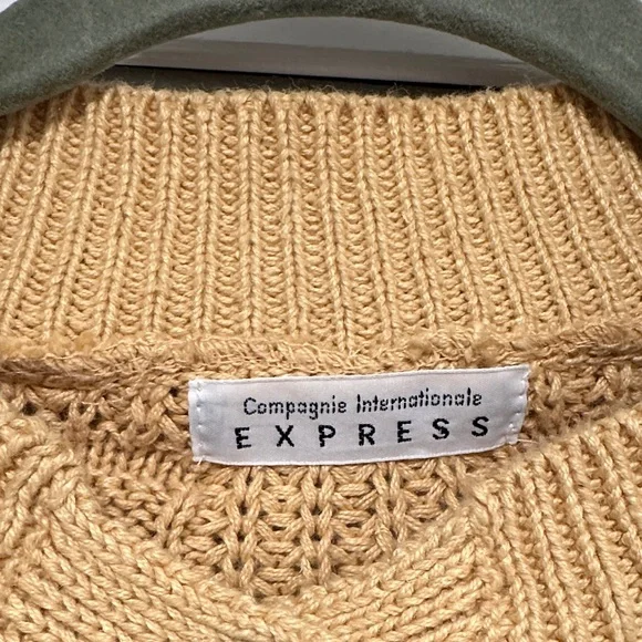 Compagnie Internationale Express Mustard Button-Up Cardigan - Picture 2 of 8